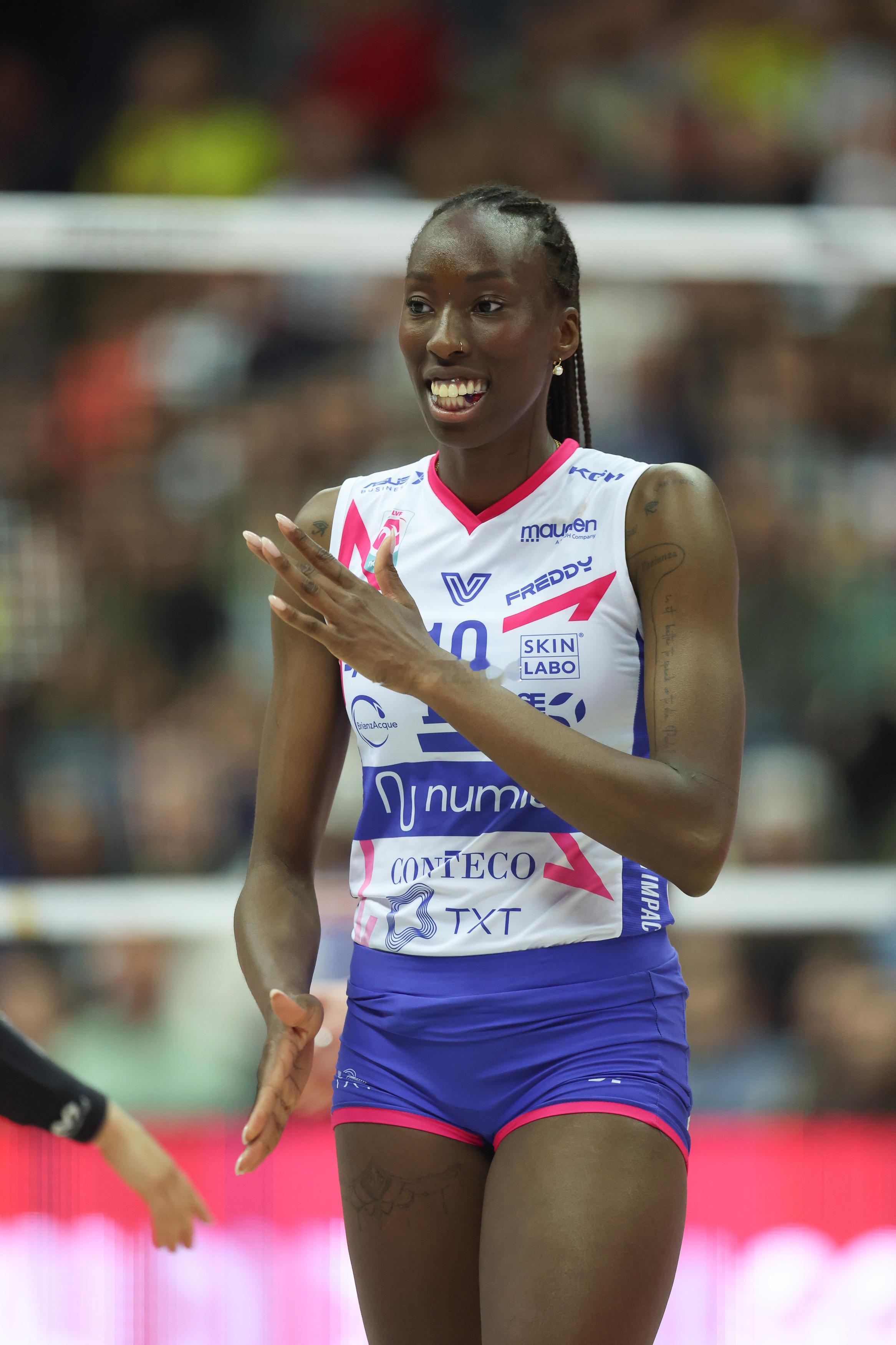 2025-2026意甲女排联赛冠亚军决赛第一回合科内利亚诺3-2米兰埃格努五局1