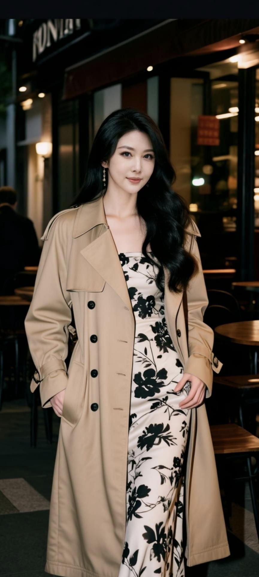 风华绝代，花影摇曳。