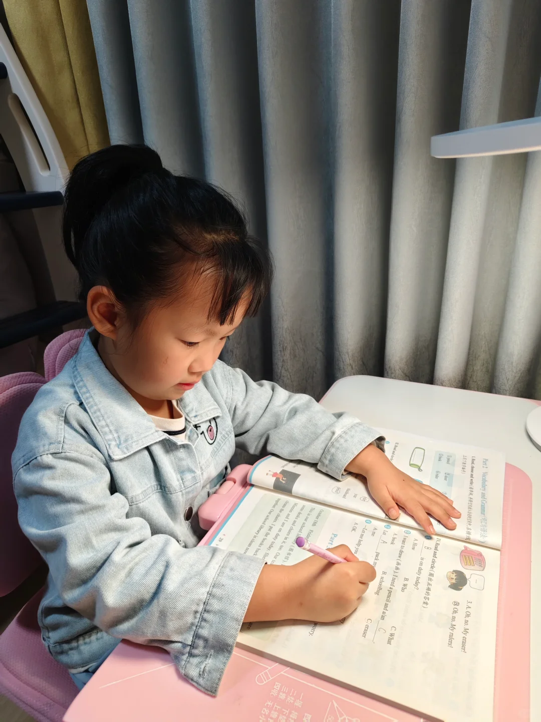一年级的娃，让她主动学xi✍🏻️