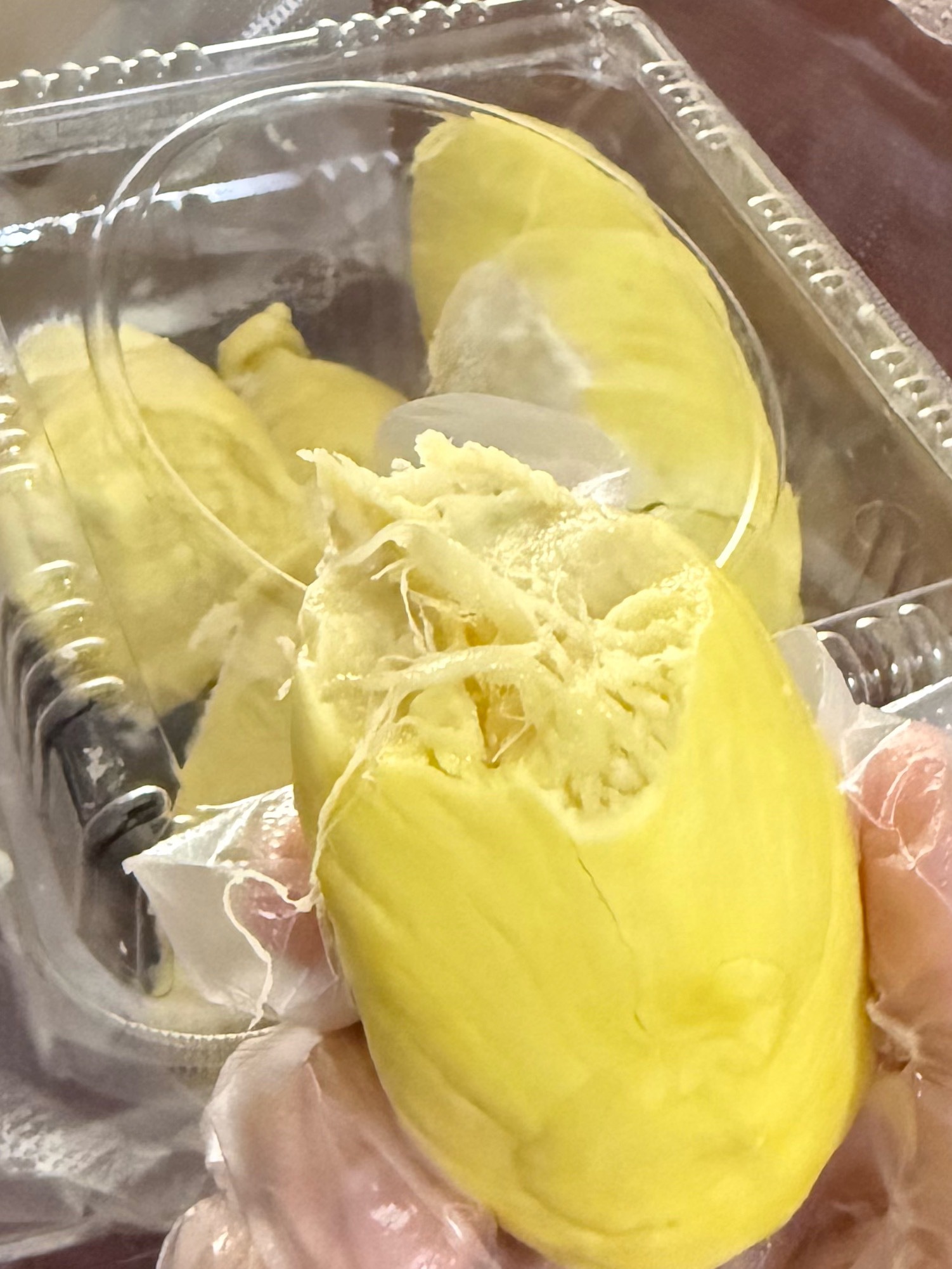 榴莲盲盒开到了干包😋 