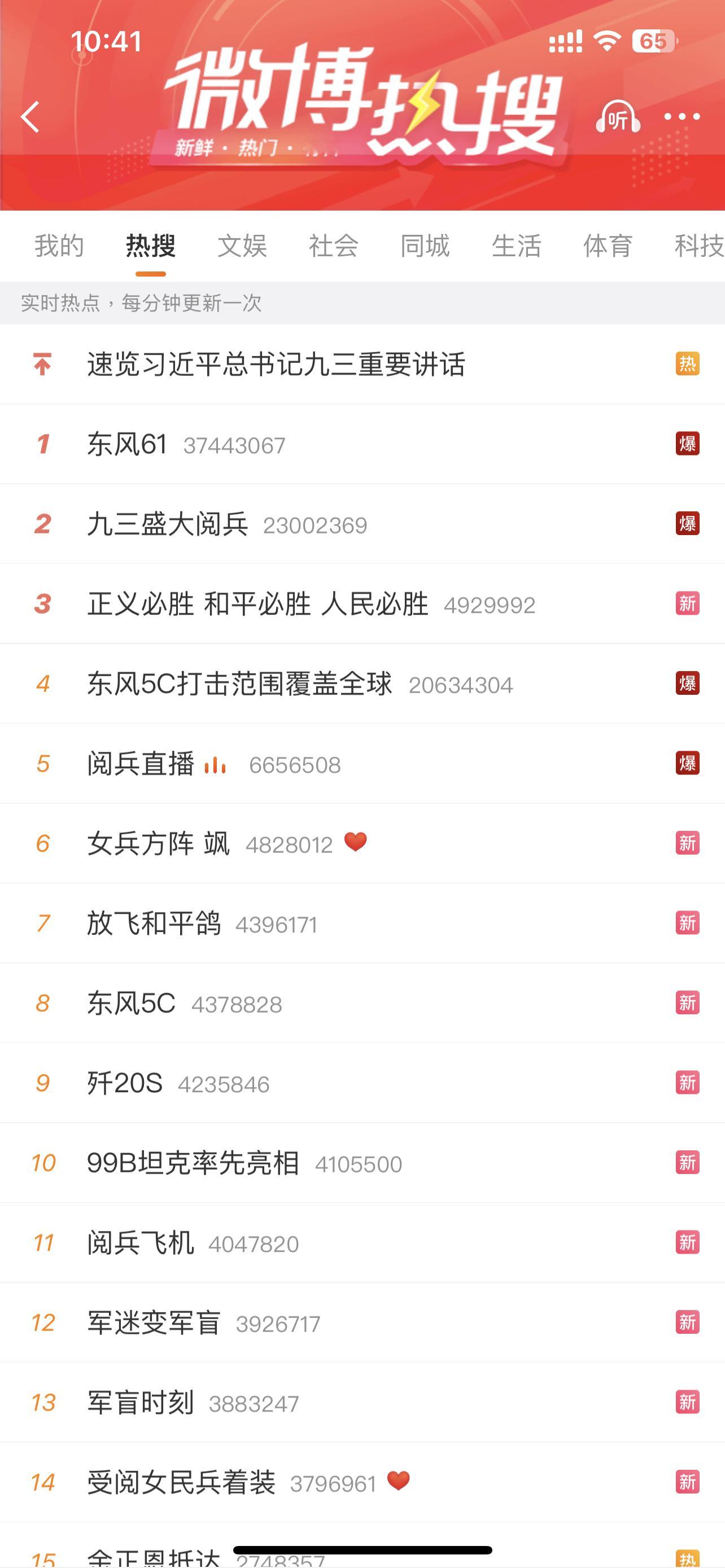 满屏都是！[酷][酷][酷]九三盛大阅兵阅兵直播 ​​​