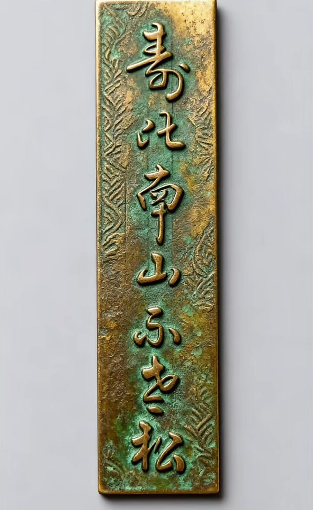 这块牌匾上刻着古色古香的汉字。这句话的意义很好。以前经常提这几个字。中式匾额