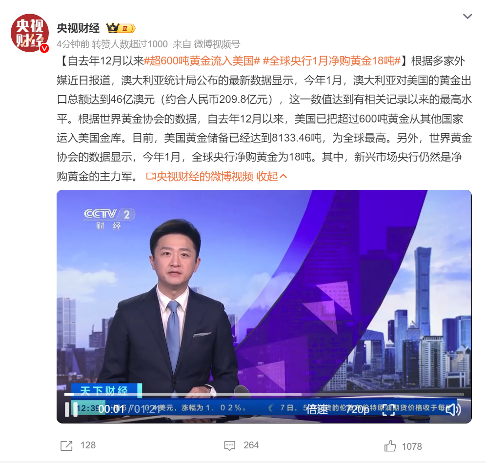 🔻查诺克斯堡黄金这事儿暂时也没下文了，马斯克也是雷声大雨点小，就欺负欺负老实人