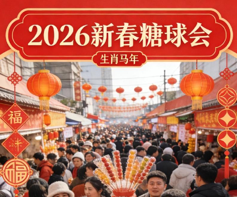 2026即墨区首届非遗民俗糖球会将于4月3日—4月12日在即墨区环秀街道大元19
