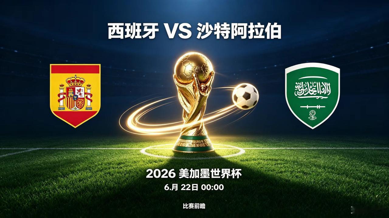 2026美加墨世界杯，6月22日赛程

日期：06月22日(星期一)
00点00