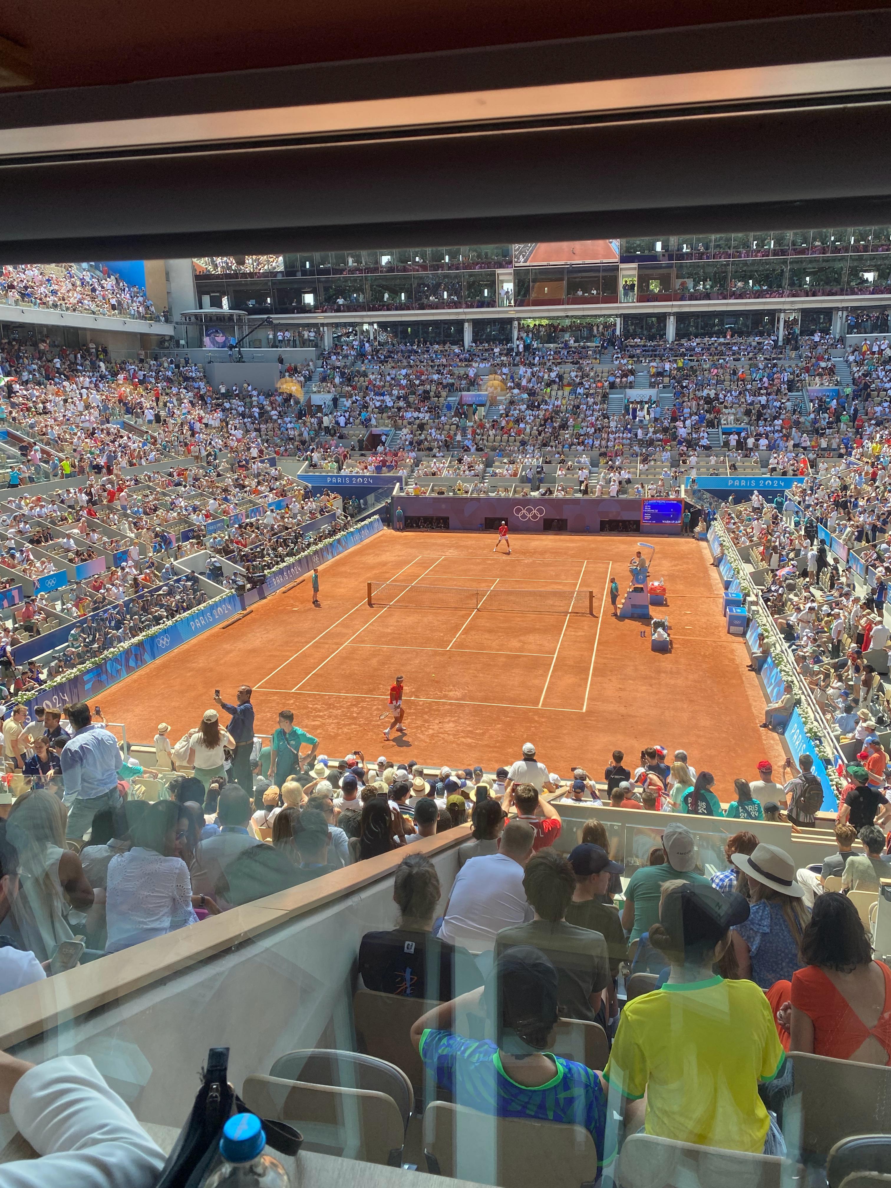 看一场少一场了！罗兰加洛斯的奥运网球，有趣！ ​​​