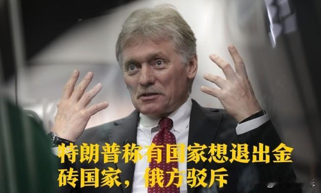 特朗普称有国家想退出金砖国家，俄方驳斥

   据外媒报道美国总统特朗普日前再度