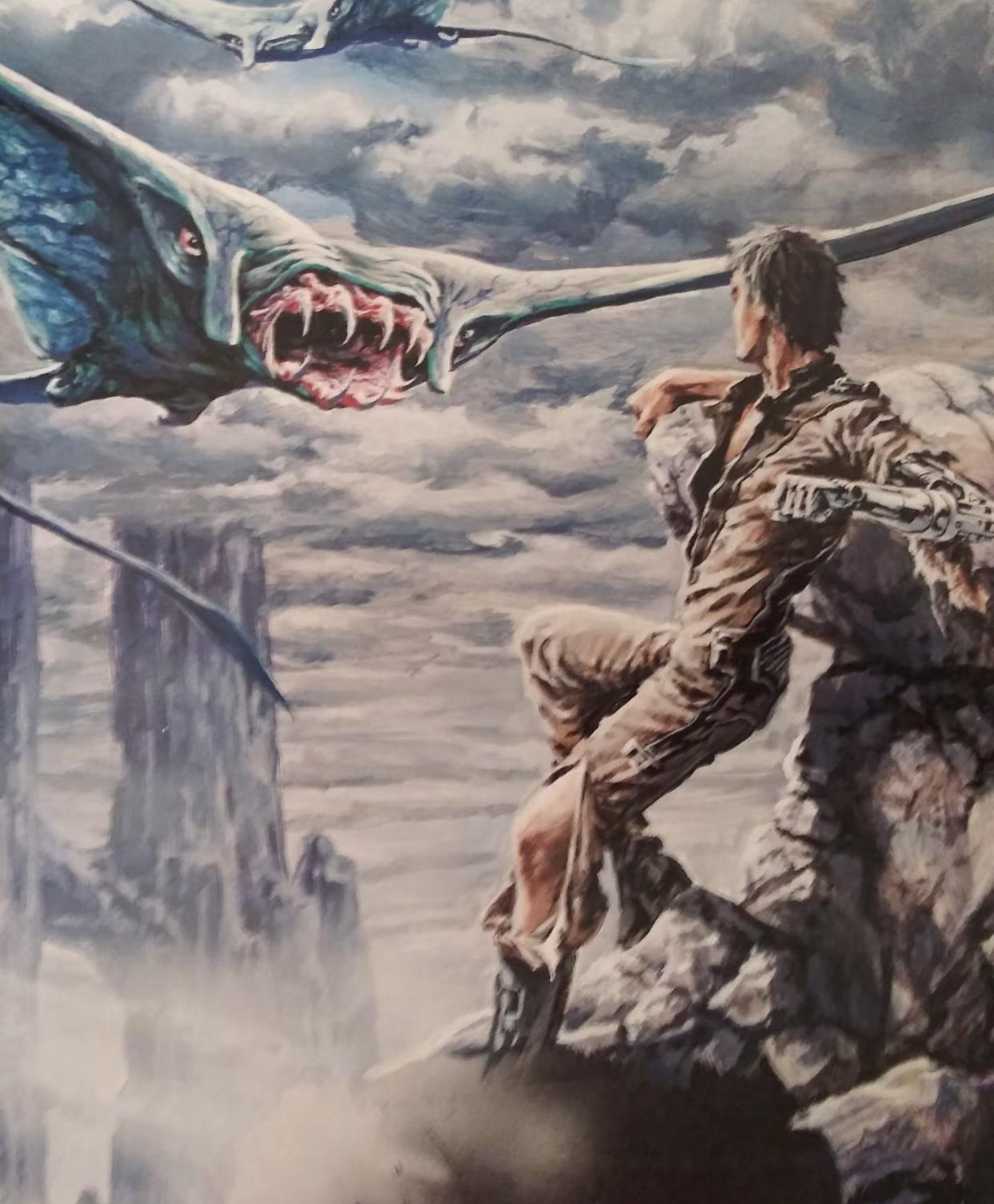 1978年卡梅隆为“Xenogenesis（异种移植）”的项目创作了这些概念画作