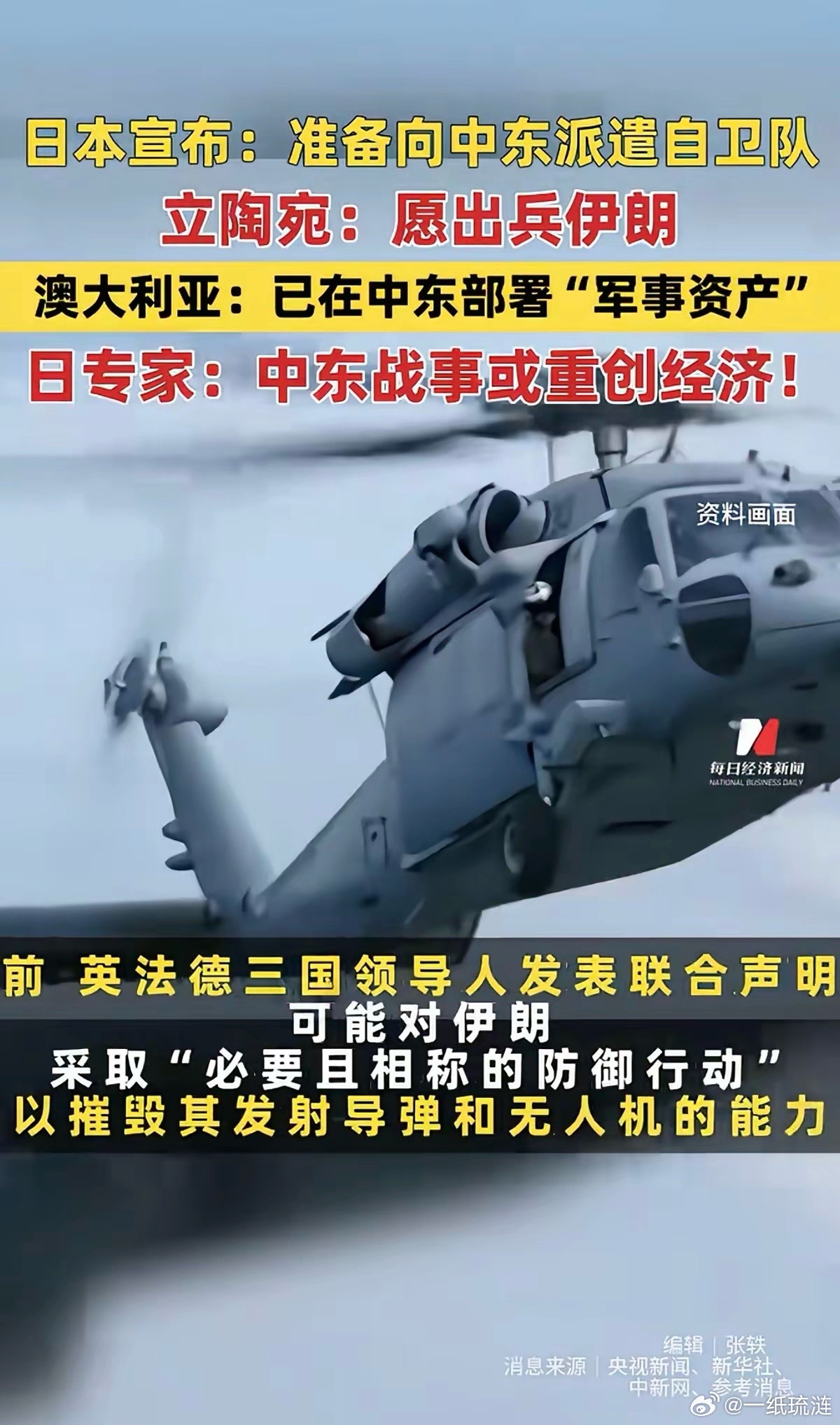 群狼环伺，都准备上来喝伊朗的血，连小日子，阿塞拜疆，立陶宛都准备下场了，世界哪里