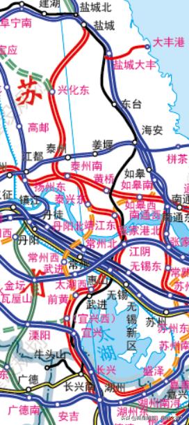 明明直线直达常州主城是省钱省时最优解，盐宜高铁硬生生造出“无锡弯”，横穿常州全境
