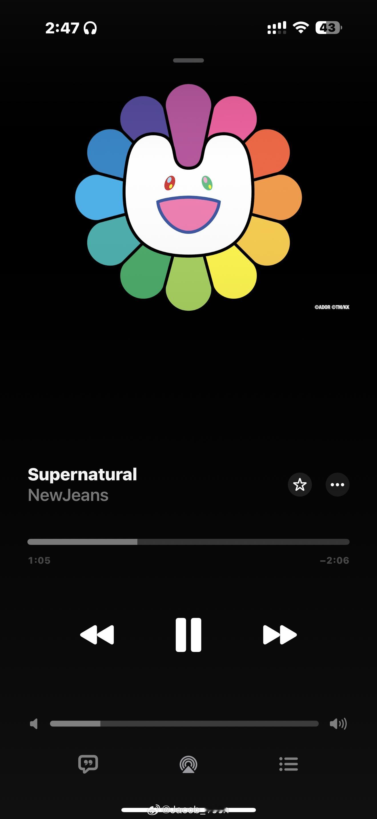 NewJeans无意达成和解可快点吧弄好吧，都快每歌听啦！去年的Supernat