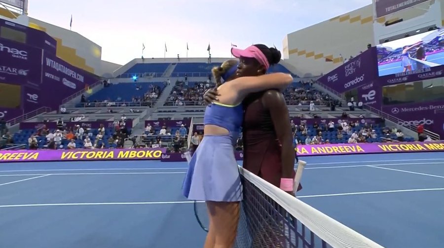 安德列娃无缘多哈赛八强 安德列娃不屈但输多哈1000赛第三轮，5号种子安德列娃3