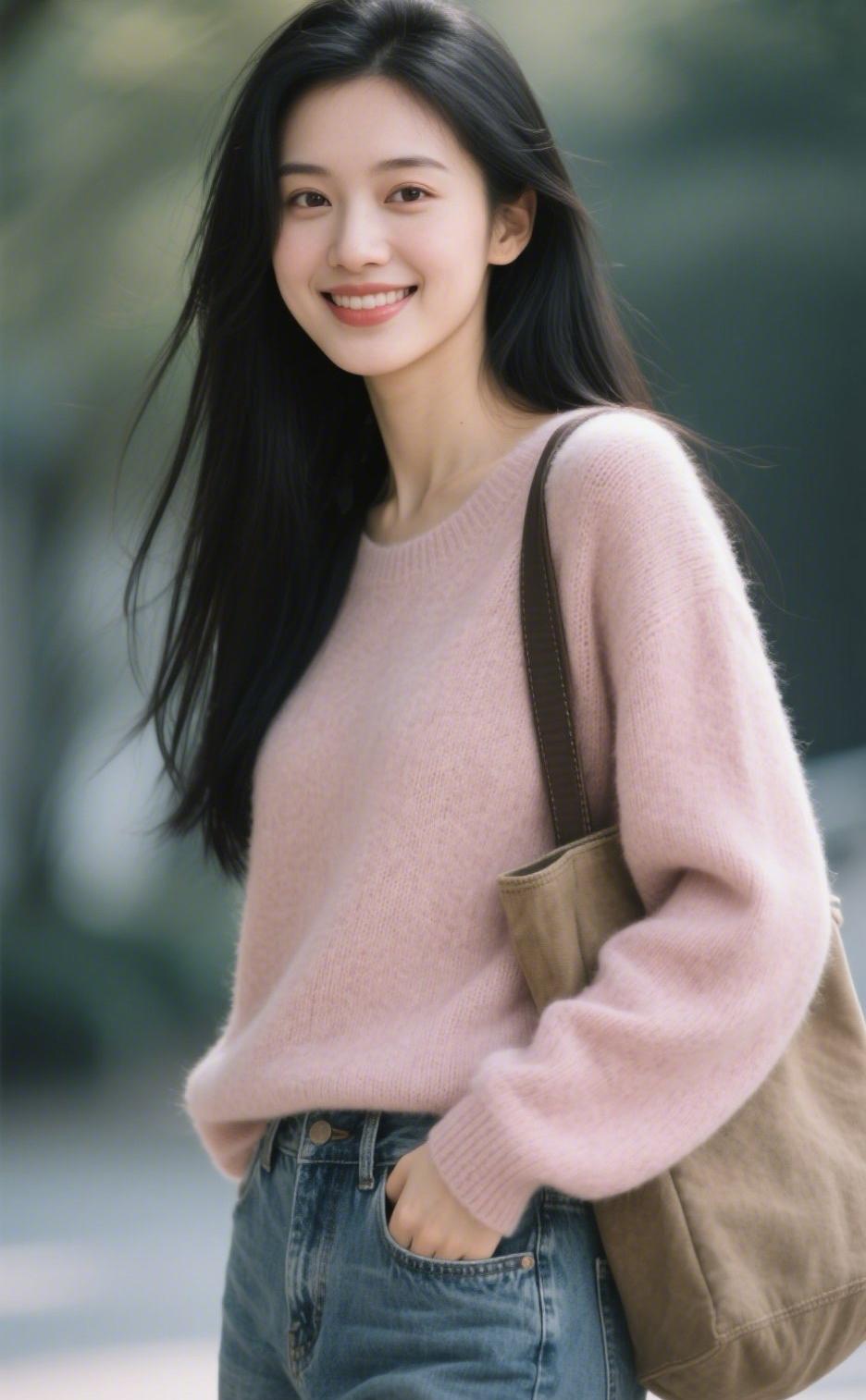 好多人都说我剪短发其实比长发好看！
我怎么不这么觉得，长发至少冬天不会冷！[偷笑