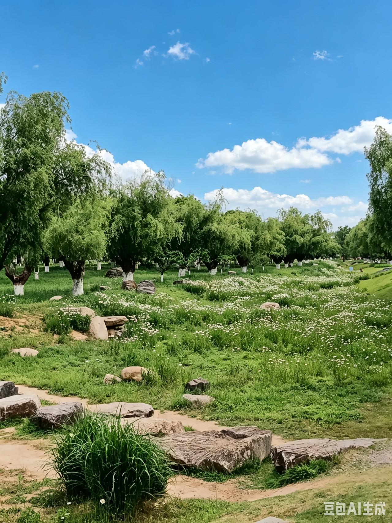 未央宫遗址公园杂记
＊萧何主导营建的未央宫特别雄伟壮丽，气势一点也不输于秦始皇的