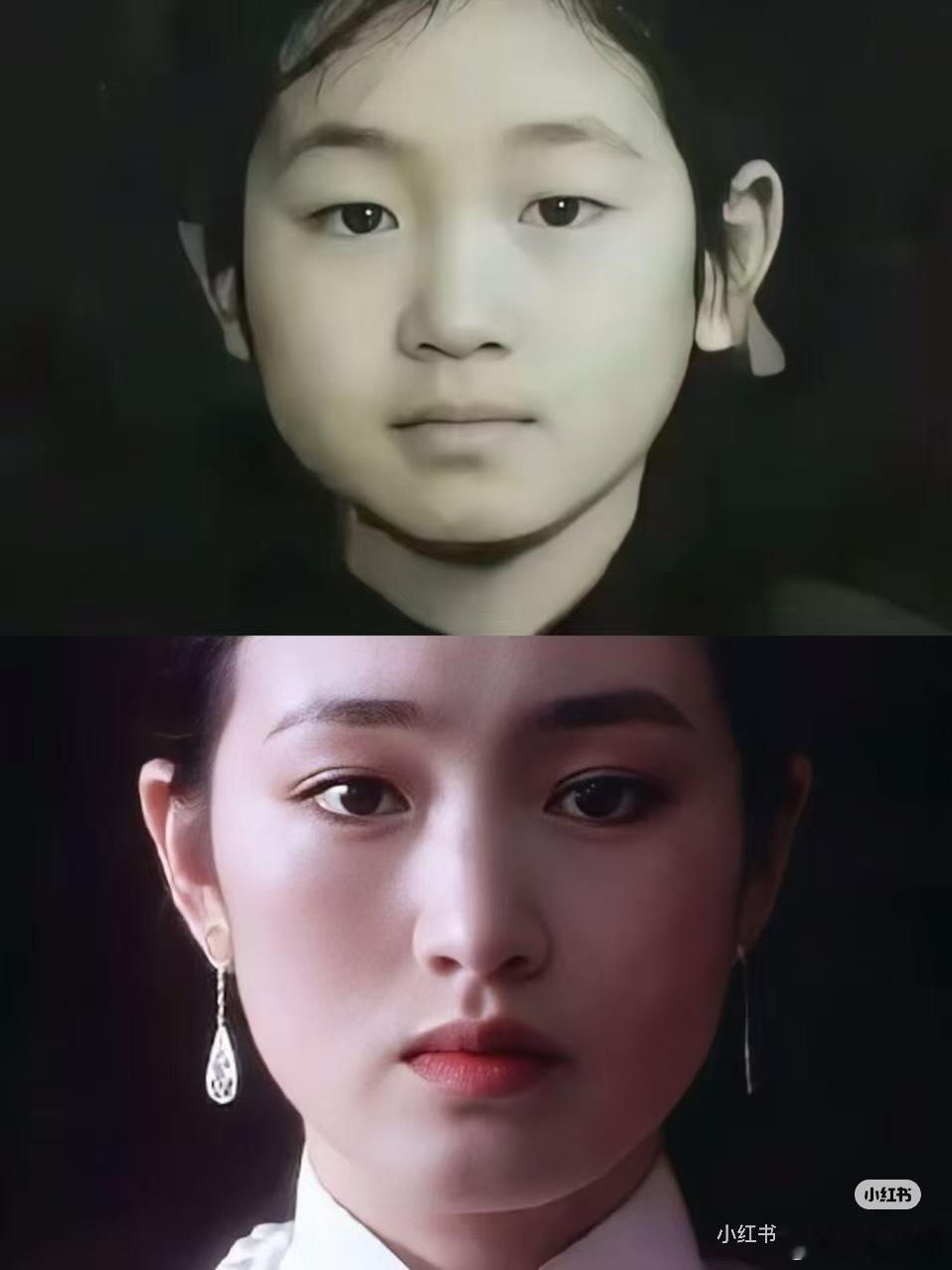 刷到红薯说巩俐双眼皮居然是做的，她自己还承认过，太自然了也太成功了。加上成龙，简