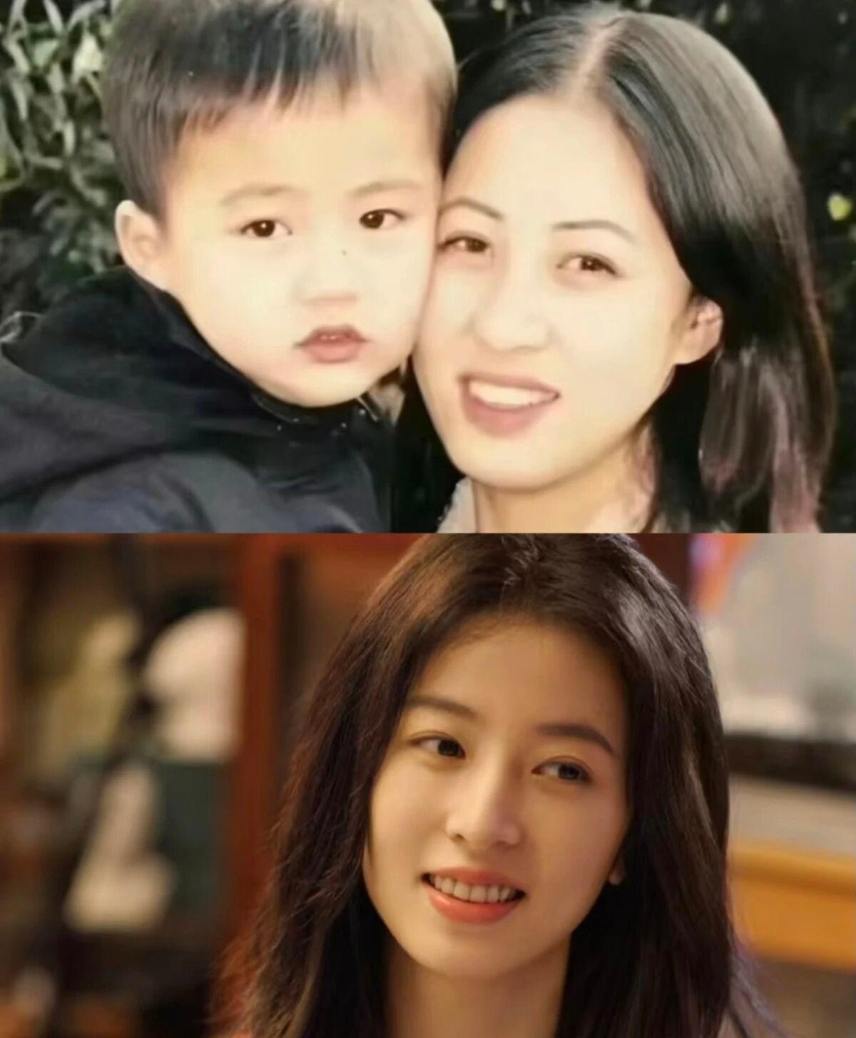 终于知道张凌赫为什么这么帅了
原来他妈妈长得这么漂亮！
五官大气温婉，眉眼间神似