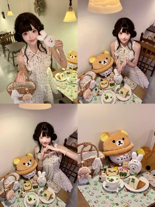 🍀深圳探店｜超可愛的四叶草甜品屋.☘︎ ˖ ⁺.