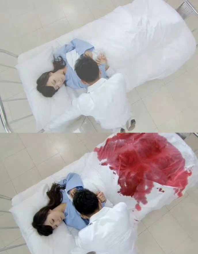 再看爱情公寓，才发现美嘉的病床真是红的，但是正片没有。。。 