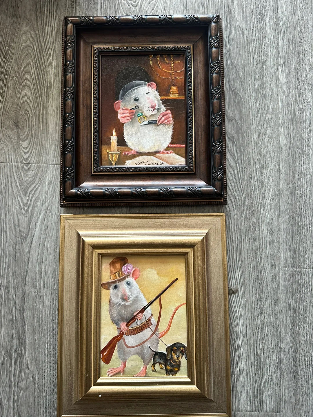 最后两幅小老鼠系列