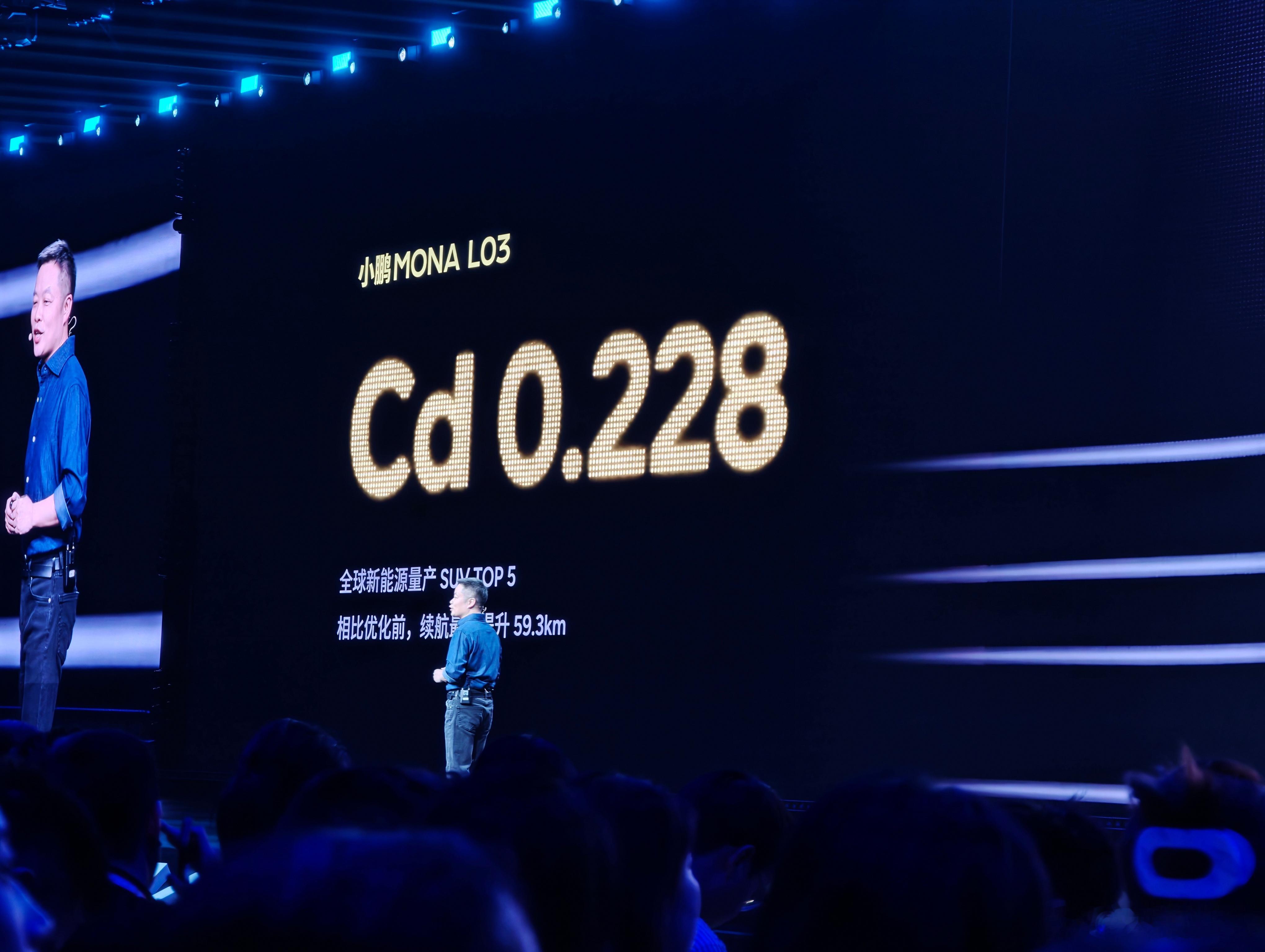 MONA L03 风阻系数Cd 0.228 