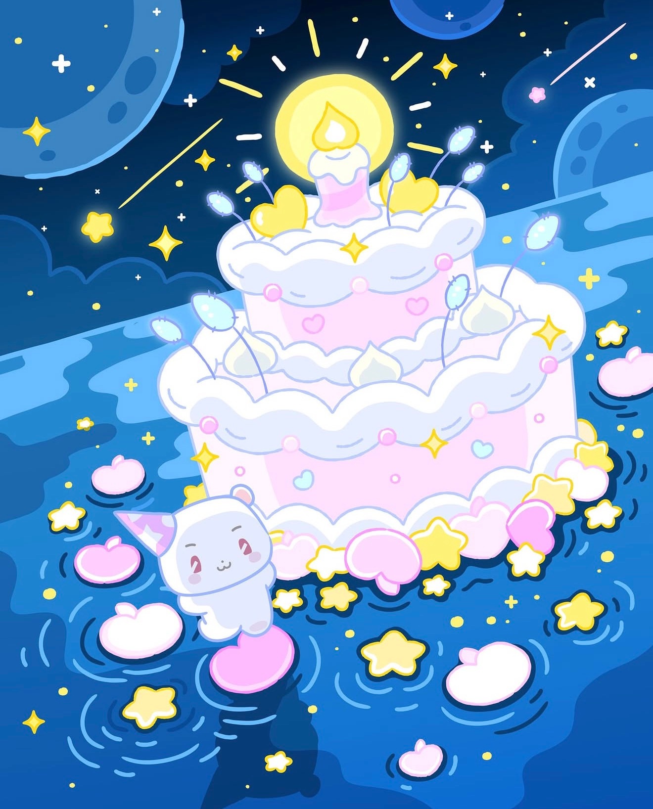 MMMM INS更新 🍑🦌🎂 当温润的微风也吹拂过Asterum时生日快乐