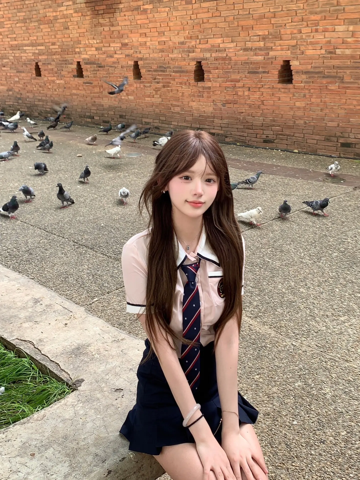 遇见你是我最幸福的事 因为你总能让我笑。