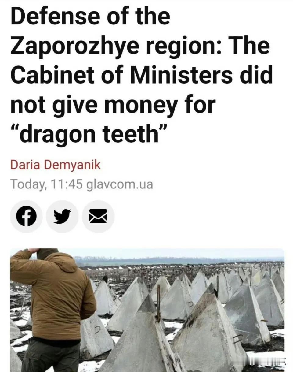 乌军在扎波罗热不准备反攻了，已经开始招标龙牙项目，该项目耗资8800万格里夫纳，
