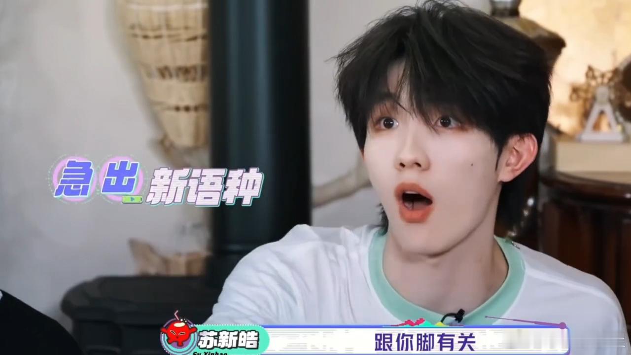 朱志鑫给苏新皓急出新语种了只能简单提示，苏新皓急出新语种，还能被朱志鑫破译成功，
