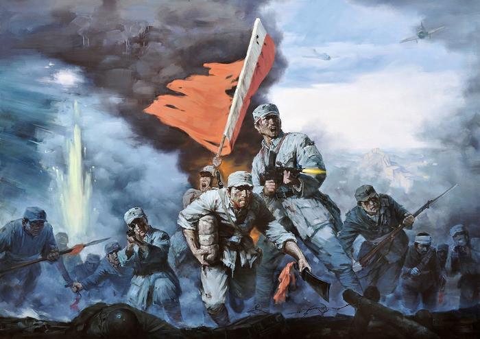 1941年，负重伤的八路军女团长，被10几名日军包围，她拉起棉被，盖住自己。日军