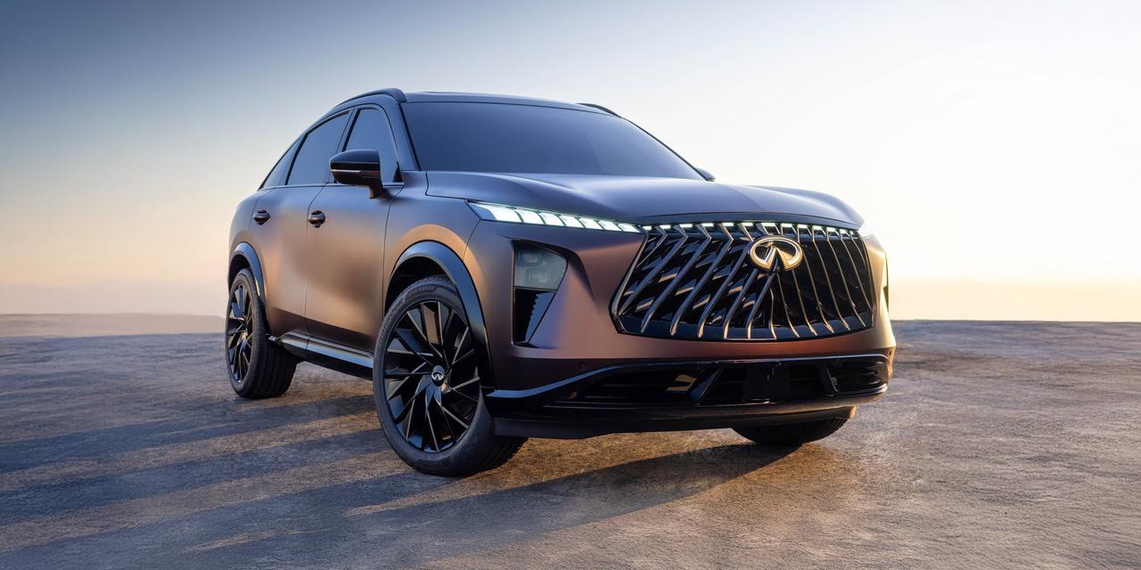 还记得轿跑SUV先驱吗？FX系列→QX系列，QX70没了有QX65补上。
灯很“