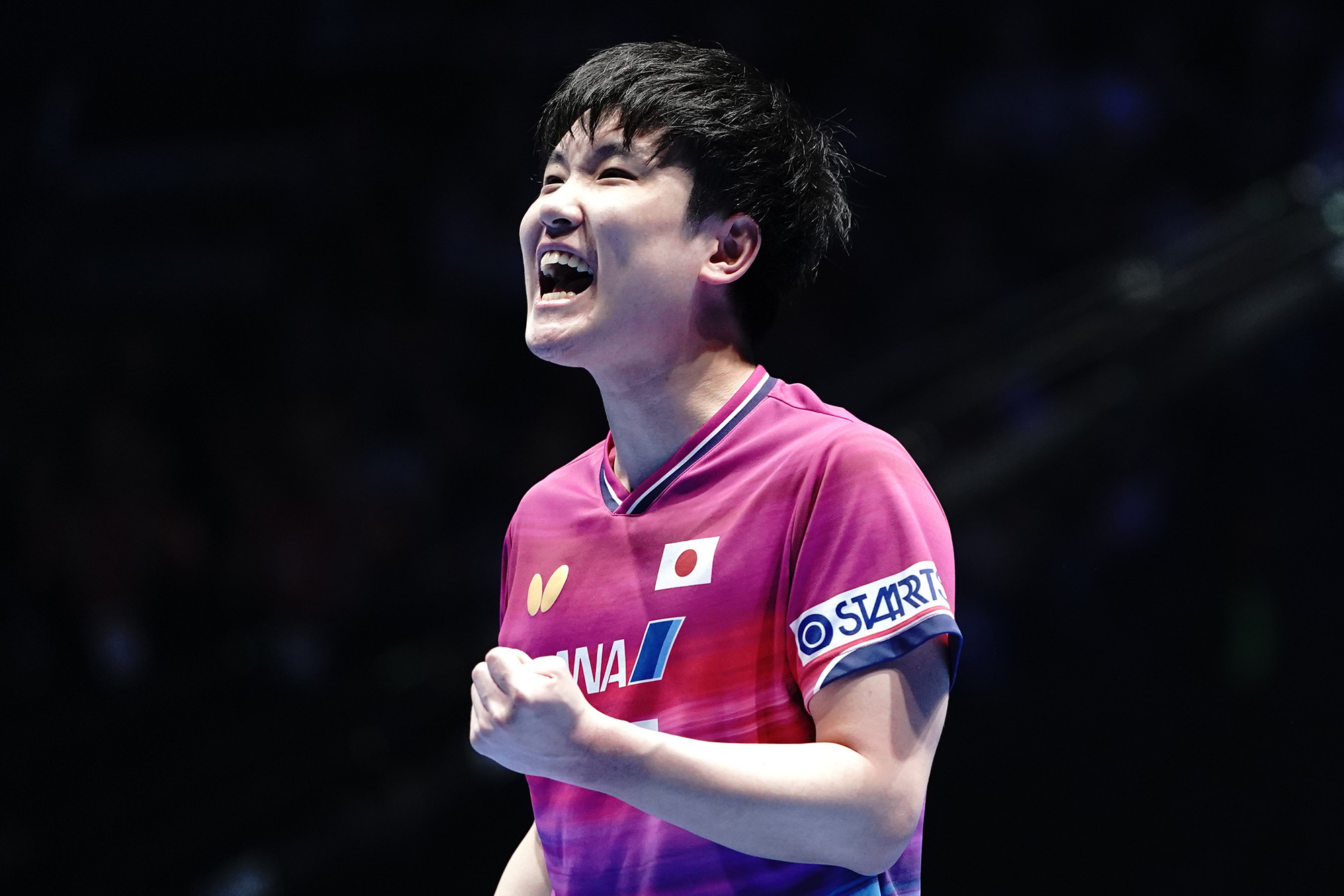 张本智和张本智和2026年伦敦世乒赛 男团SF图片📷cr. tvtokyo_t