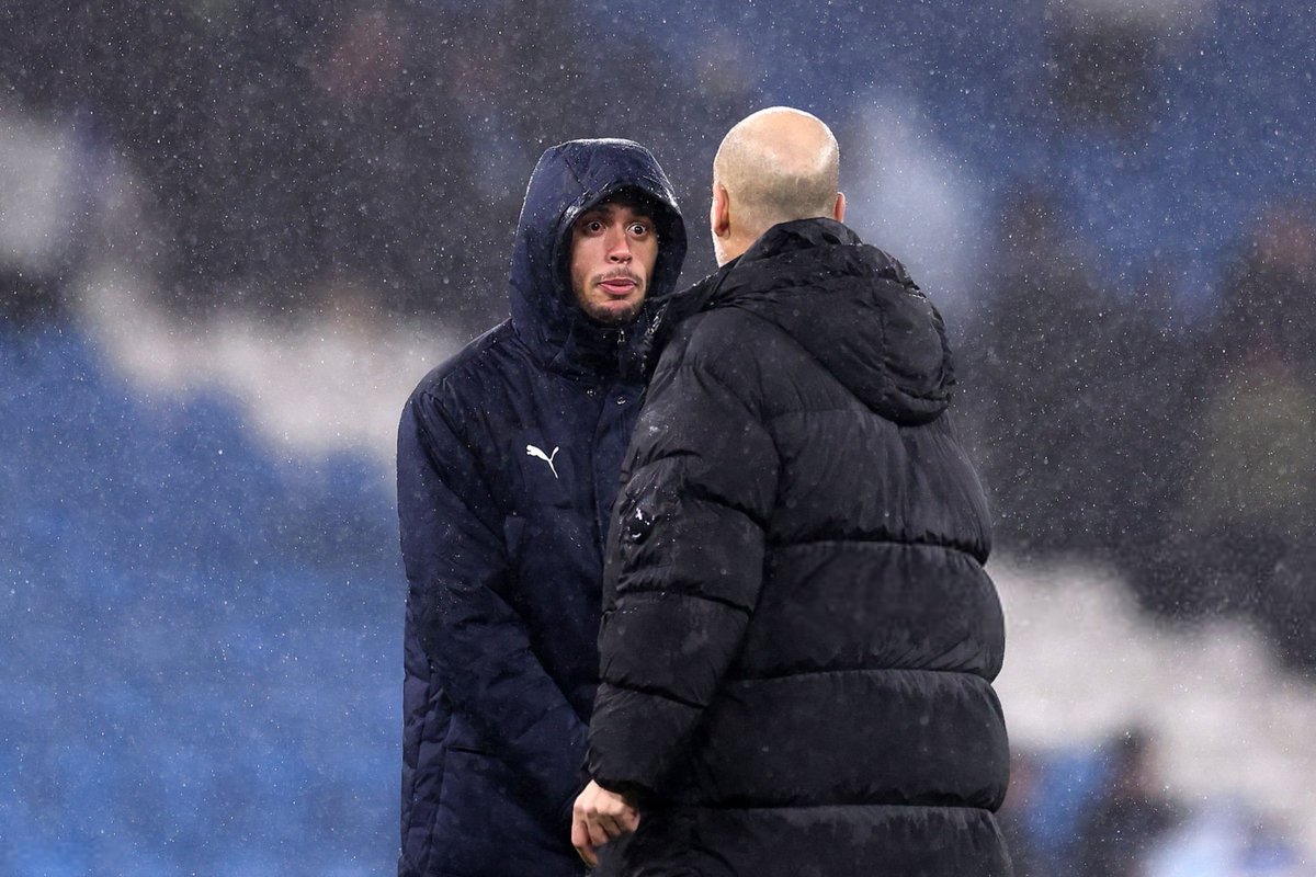 曼城3比0富勒姆Pep Guardiola & Matheus Nunes 