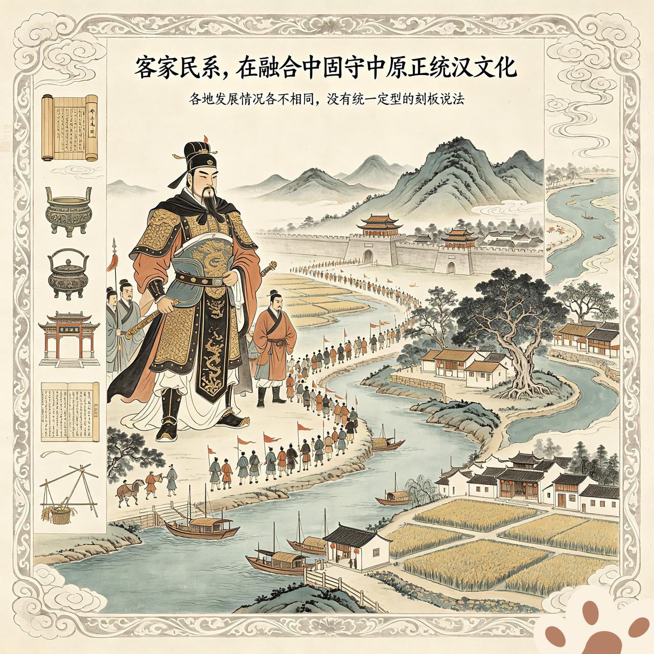 “民系”，是客家人罗香林，为了研究南方汉族移民“客家人”，而创造出来的学术名词。