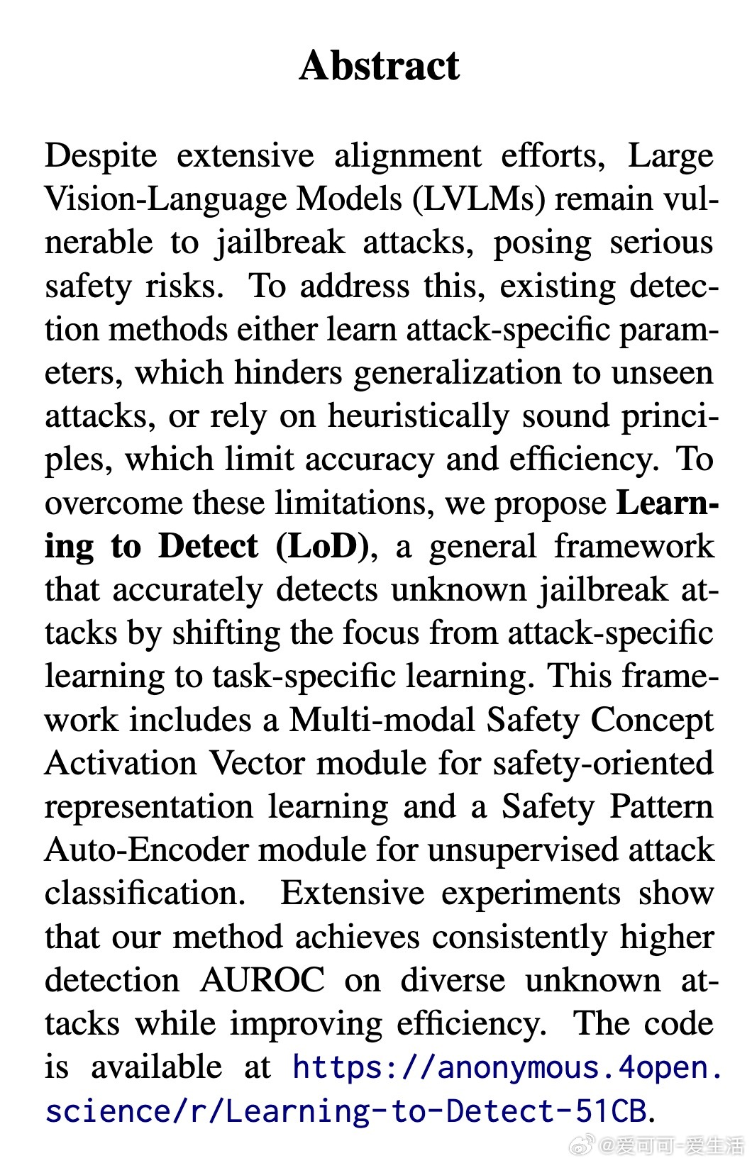 [CV]《Learning to Detect Unknown Jailbrea