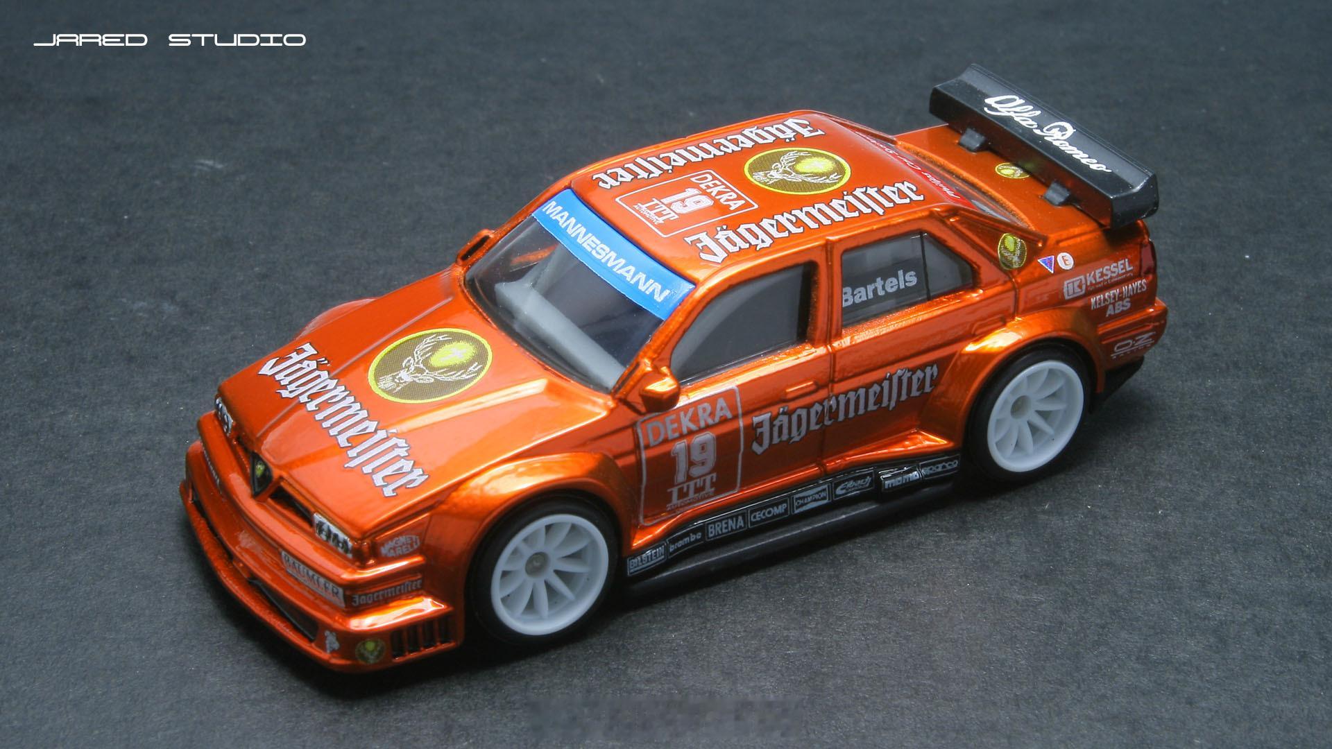 hotwheels风火轮阿尔法·罗密欧 完工一辆文化版的阿尔法·罗密欧155V6