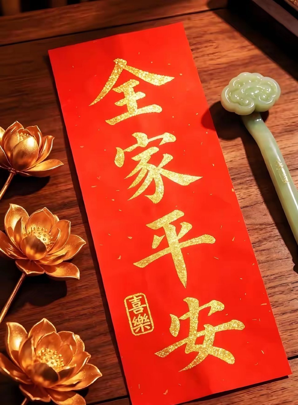 今日写下"全家平安"出门在外，平安到家开车路上，平安顺畅工作再忙，平安下班柴米油