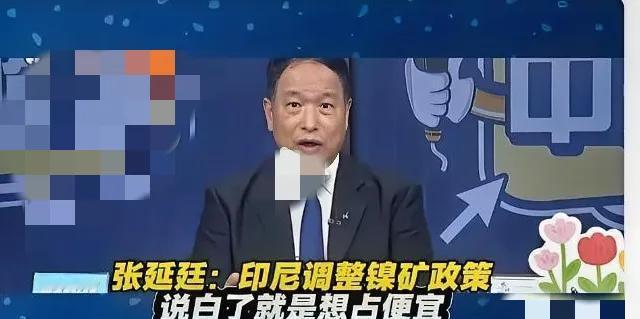 印尼频繁更改镍矿相关政策，背后的心思其实一眼就能看透，张延廷这番点评说得十分直白
