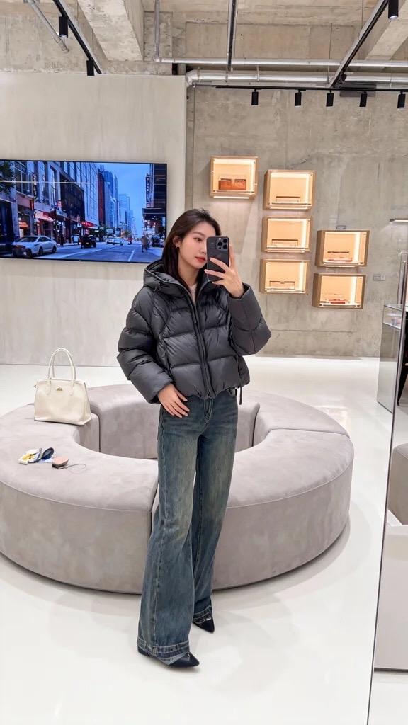 加厚羽绒服今日穿搭 今天穿什么 保暖穿搭 显瘦穿搭