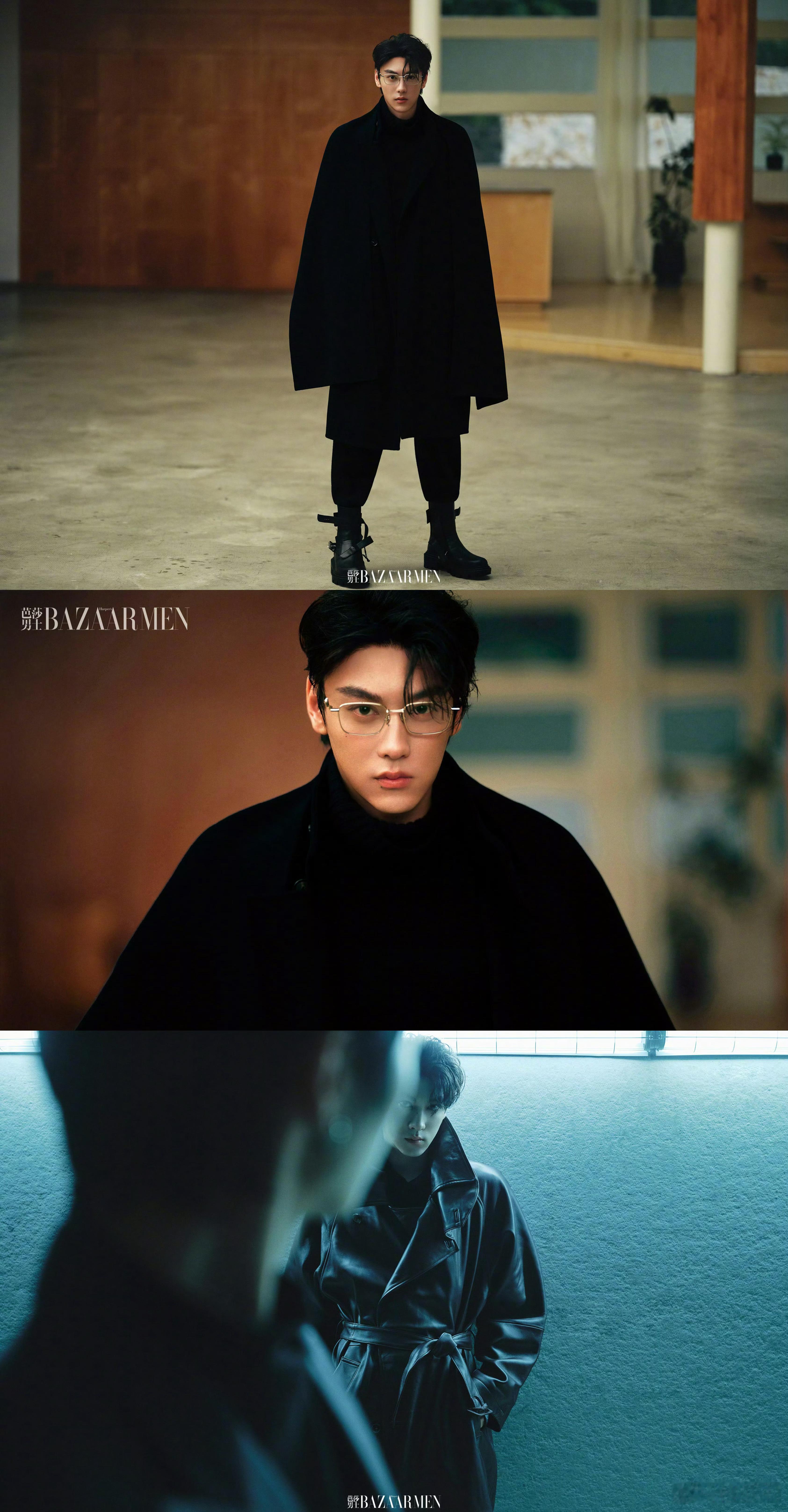 田栩宁芭莎男士杂志内页，野性与温柔并存，权威身材比，终于知道时尚感是啥了！梦一个