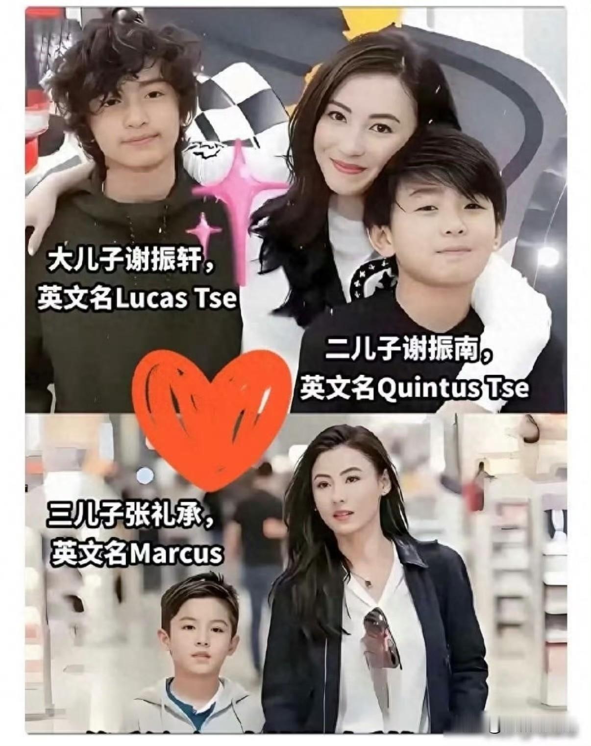 张柏芝不说
我差点就信了
如果我有三个儿子，前面两个儿子有前夫出钱养，大别墅，月