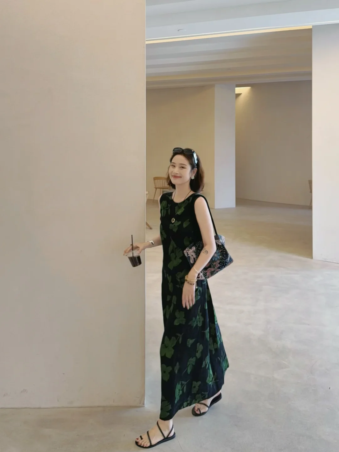 🌿有被这条裙子美到了～