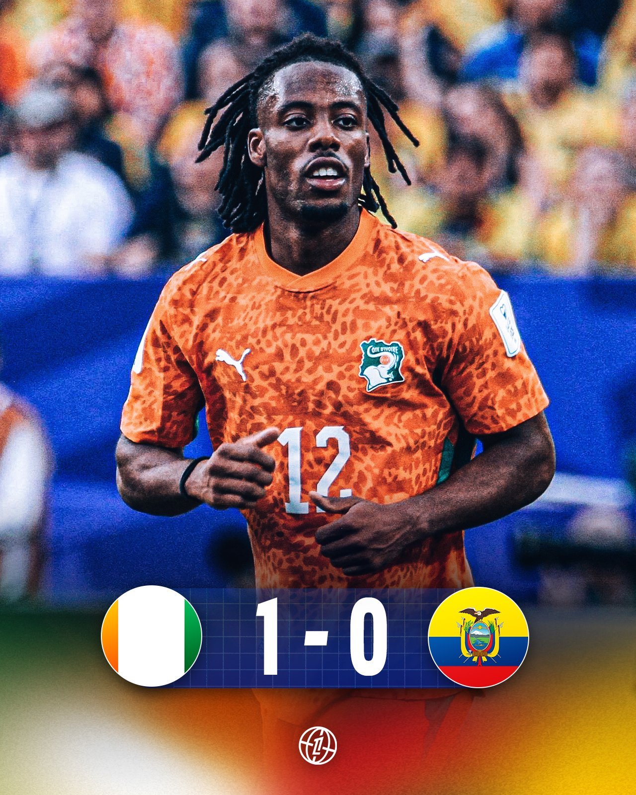 🆚 2026世界杯E组小组赛第1轮，科特迪瓦1-0绝杀厄瓜多尔🇨🇮🐘 恭