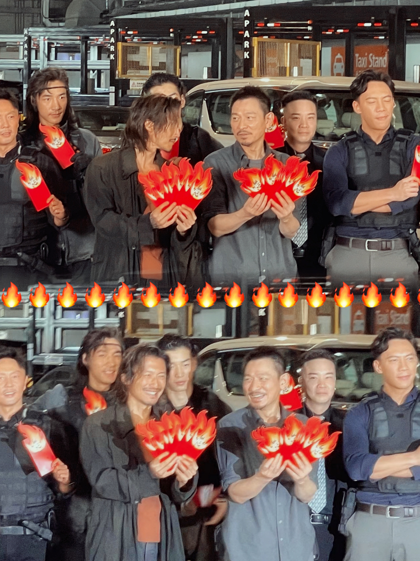 #刘德华谢霆锋新片怒火漫延开机#天呐，两个老戏骨联合合作又都这么帅，我真是太期待