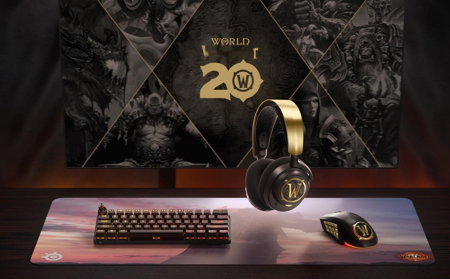 📰 赛睿发布《魔兽世界》二十周年纪念限量版外设外设品牌赛睿近日宣布将联合游戏《