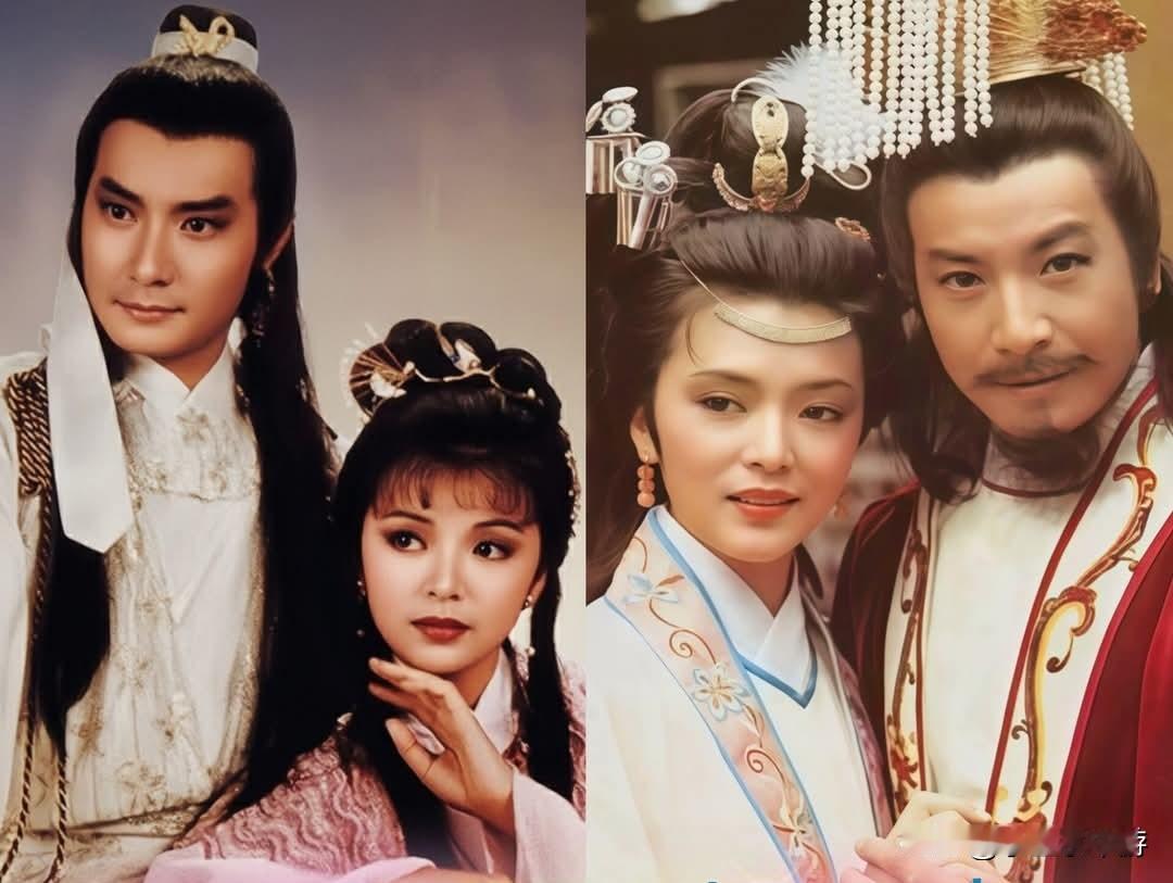 中国香港艺人陈玉莲与石修古装剧照片
82版 （王语嫣/慕容复）
85版 （虞姬/