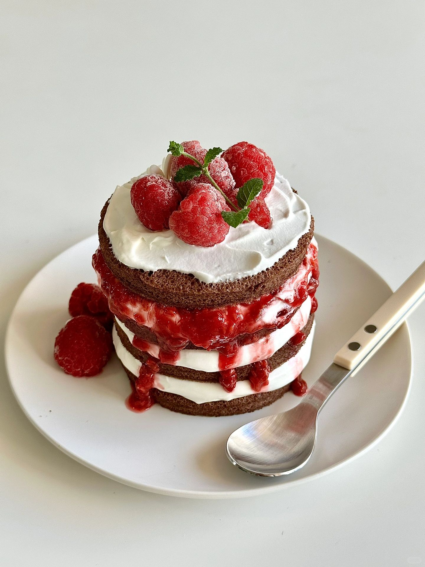 无需抹面｜自制果酱酸奶小蛋糕🍰