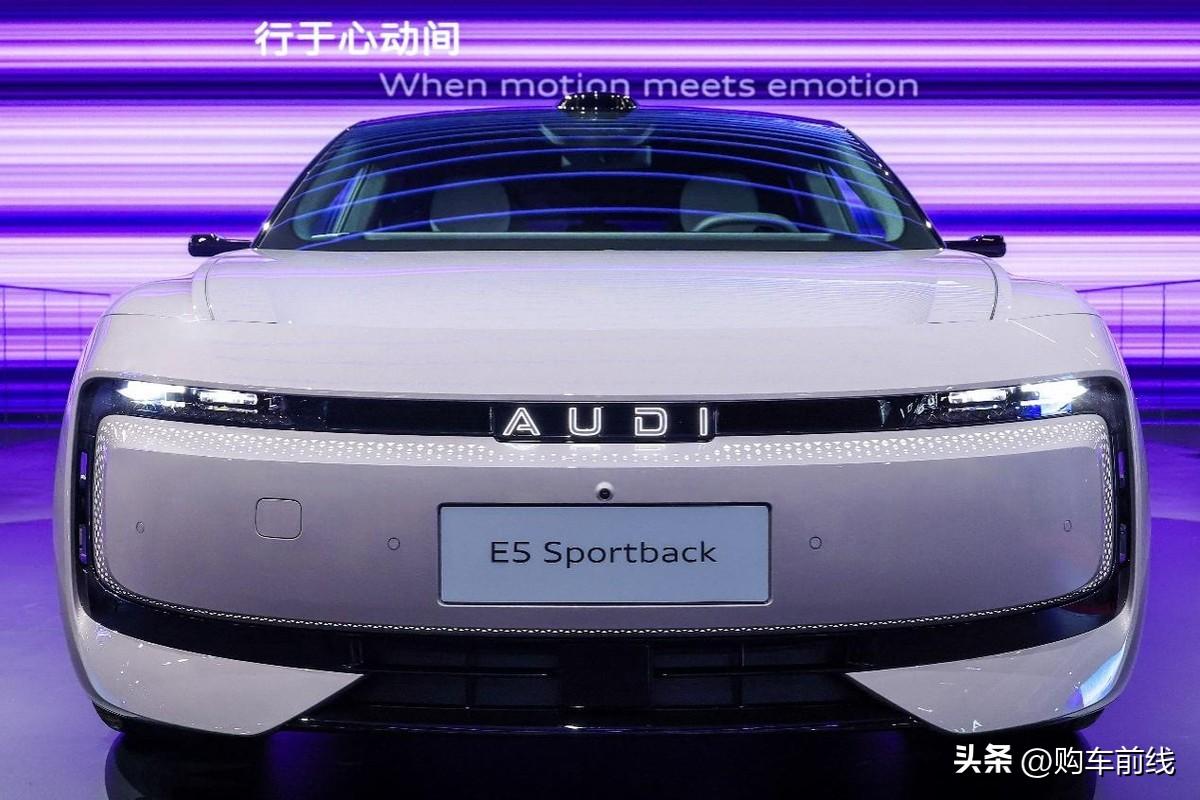 3.4秒破百+942颗LED灯珠，奥迪E5 Sportback这颜值性能简直犯规