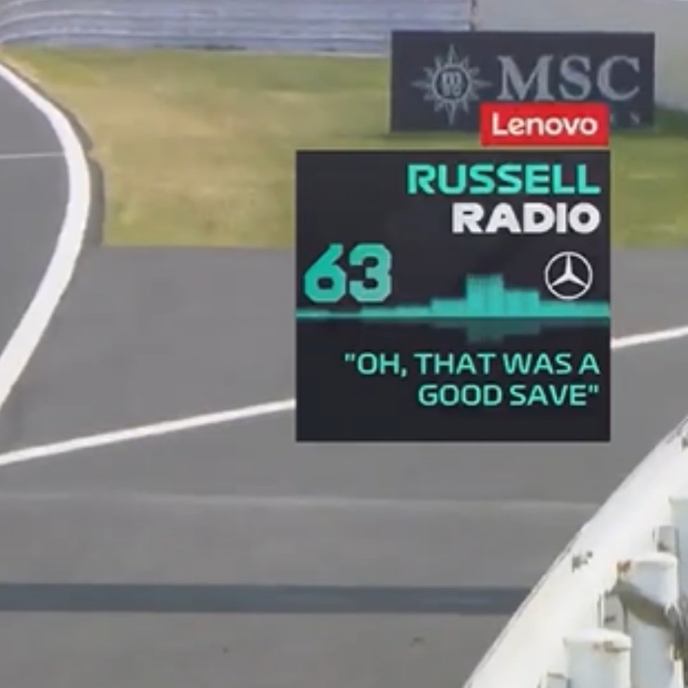 拉塞尔看到贝尔曼的失控后表示：哇哦 一次不错的救车F1赛车2026F1日本大奖赛