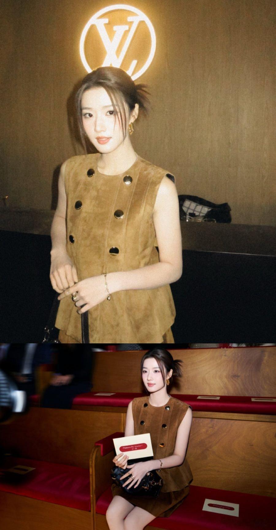 凭作品圈粉又靠气质征服品牌，早春礼服穿得甜而不腻，这波属实是实力派的逆袭高光 