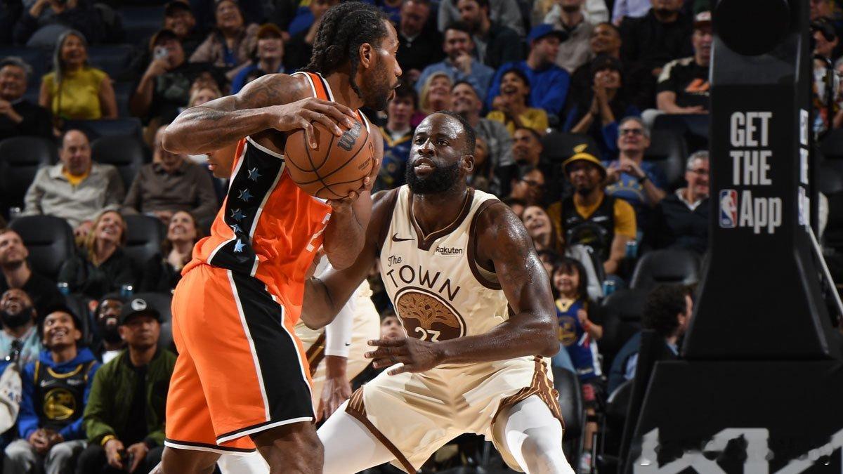 今晚卡哇伊在德雷蒙德·格林防守下的表现：6分，11投3中，4次失误，第四节0分，